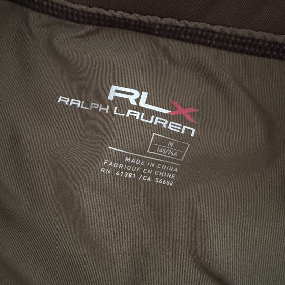 RL RLX Ralph Lauren Skort Bee Print Skirt Shorts Brown M bv - Picture 12 of 13